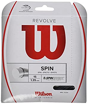 【中古】【輸入品・未使用】Wilson Revolve テニスストリング ブラック 17ゲージ