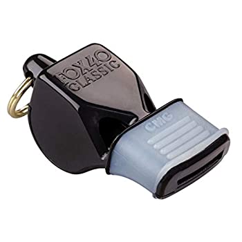 【中古】【輸入品・未使用】Fox 40?Whistle Classicブラックwith口グリップbyフォックス40