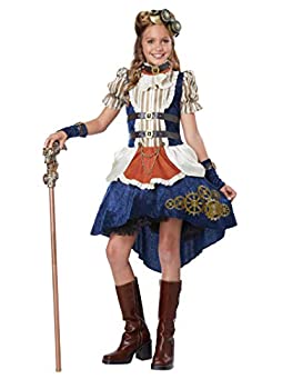 【中古】【輸入品・未使用】California CostumesスチームパンクファッションGirl Tween Costume M 04090
