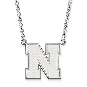 【中古】【輸入品・未使用】ネブラスカ州Large ( 3?/ 4インチ)ペンダントW /ネックレス(スターリングシルバー)