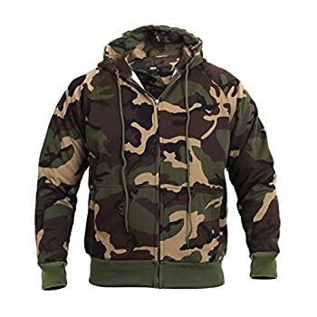【中古】【輸入品・未使用】ロスコカモフラージュ ジップパーカー6262 (2XL%ｶﾝﾏ% ウッドランドカモ)