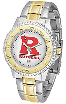 【中古】【輸入品・未使用】Rutgers Scarlet Knights競合他社ツートンカラーメンズ腕時計