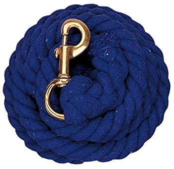 【中古】【輸入品・未使用】(Blue) - Weaver Leather Solid Colour Cotton Lead Rope with Solid Brass 225 Snap