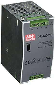 【中古】【インポート品・未当て嵌める】MEAN WELL DR-120-24 AC to DC DIN-Rail Power Supply%ｶﾝﾏ% 24V%ｶﾝﾏ% 5 Amp%ｶﾝﾏ% 120W%ｶﾝﾏ% 1.5 by MEAN WELL その他生活家電-生活家電-家電