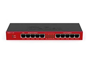 【中古】【輸入品・未使用】Mikrotik RB2011iL-IN smallform factor EthernetRouter with 10 Ethernet Ports by Mikrotik