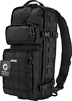 【中古】【インポート品・未当て嵌める】BARSKA 読み込む歯車 GX-300 タクティカルスリングバックパック 黒いこと