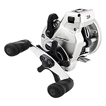 【中古】【インポート品・未当て嵌める】Daiwa Accudepth Plus-B 伝達ルートカウンタ自動データ処理47LCBL 14-25英国ポンド 取り調べる LHリトリーブリール しろがね色