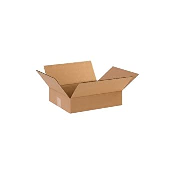 【中古】【輸入品・未使用】Box Partners フラット段ボール箱 12インチ x 10インチ x 3インチ - 各束25個入り