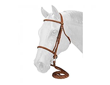 【中古】【輸入品・未使用】Silver Fox 水勒頭絡 丸革 Cob