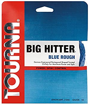 【中古】【インポート品・未当てはめる】Tourna Big Hitter青味Rough最高限度スピンポリエステルテニス文字記号列