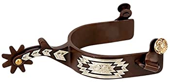 【中古】【輸入品・未使用】Weaver Leather Men's Spur with Engraved German Silver Trim 141［並行輸入］