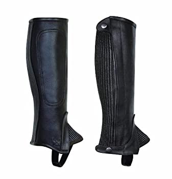 【中古】【インポート品・未当て嵌める】Perri\u0027s レディース Preofessional ハーフチャップス、黒いこと、XX-ラージ