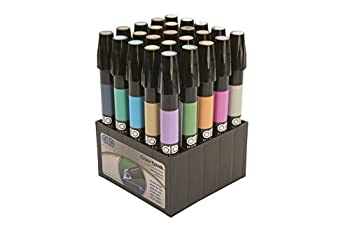 【中古】【輸入品・未使用】(25 Architectural Colors%ｶﾝﾏ% Tabletop Cube) - Chartpak AD Markers%ｶﾝﾏ% Tri-Nib%ｶﾝﾏ% 25 Assorted Architectural Colours in Tabletop Cube