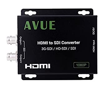 【中古】【インポート品・未当て嵌める】AVUE HDMI to SDI Converter Supports 1080P 1080i 720P 576i 480i by AVUE