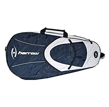【中古】【インポート品・未当て嵌める】(Navy/White) - Harrow 6-Racquet Bag