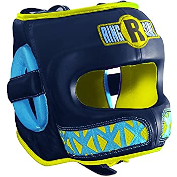 【中古】【輸入品・未使用】(Large%ｶﾝﾏ% Navy/Yellow) - Ringside Youth Face Saver Headgear｜スカイマーケットプラス