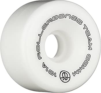 【中古】【インポート品・未当て嵌める】滑る一会社企業Rollerbones Team Logo 101Aレクリエーションローラースケートホイール（8個書き割り）、白いこと、57Mm