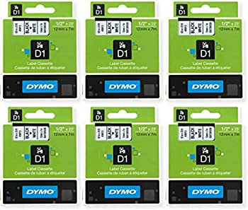 【中古】【輸入品・未使用】DYMO 45013 D1 Standard Labels 1/2-Inch x 23Feet%ｶﾝﾏ% 6 Packs by DYMO｜スカイマーケットプラス
