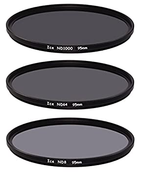 【中古】【輸入品・未使用】ICE 95mm スリムNDフィルターセット ND1000 ND64 ND8 ニュートラルデンシティー 95 10 6 3ストップ 光学ガラス