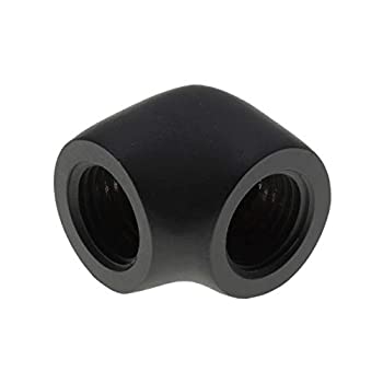 【中古】【インポート品・未当て嵌める】XSPC G1/4in メスエルボーフィッティング (引っ敷き黒いこと)