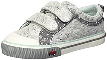 【中古】【インポート品・未当て嵌める】See Kai Run キッズ ロビンスニーカー US 大きさ: 1 Little Kid 色つや: しろがね色