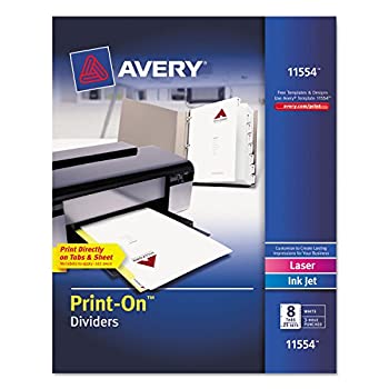 【中古】【インポート品・未当て嵌める】ave11554???Avery print-on Dividers