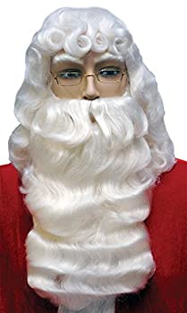 【中古】【輸入品・未使用】モリスコスチュームSanta Wig and Beard Set カラー: ホワイト