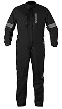 【中古】【輸入品・未使用】Alpinestars メンズ Hurricane Rain オートバイスーツ、ブラック、L