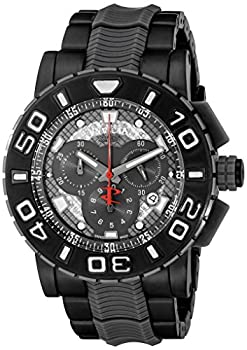【中古】【インポート品・未当て嵌める】Invicta Men \u0026apos;s 6315?Reserve Collectionクロノグラフポリウレタンとステンレス鋼スチール写真Watch
