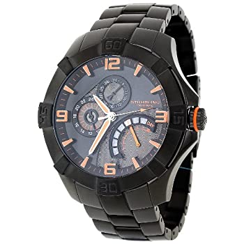 【中古】【インポート品・未当てはめる】Stuhrling Original Men \u0027s 264?x b.335957余暇gen-x Pro石英Day and Date Multi Function Watch