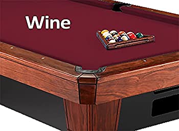 【中古】【輸入品・未使用】8? Oversizedシモニスクロス860ワインビリヤードPool Table Clothフェルト