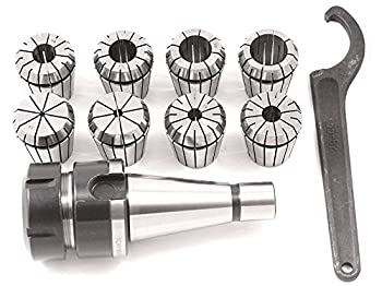 【中古】【インポート品・未当て嵌める】HHIP 3900-0538 #40 ER-40 Spring Collet Chuck Set%ｶﾝﾏ% 10-piece by HHIP