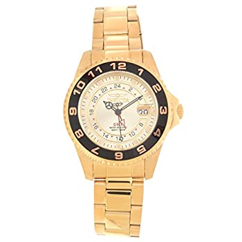 【中古】【インポート品・未当て嵌める】Invicta 18244ゴールド調アナログディスプレイスイスクォーツウォッチ