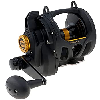 【中古】【インポート品・未当て嵌める】Penn Squall生き肝薬物2-speed Reels