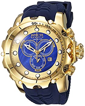 【中古】【インポート品・未当て嵌める】Invicta Men \u0027s Venom \u0027 Swiss Quartzステンレス鋼スチール写真and Silicone Casual Watch%ｶﾝﾏ% Color : Blue (Model : 20402?)