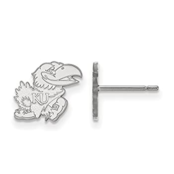 【中古】【輸入品・未使用】カンザスExtra Small (3?/ 8インチ) ポストイヤリング14?Kホワイトゴールド|スカイマーケットプラス