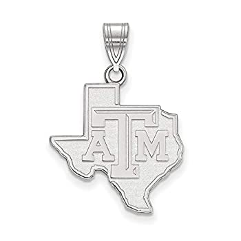 【中古】【輸入品・未使用】Texas A \u0026 M Large (3?/ 4インチ) ペンダント(10?Kホワイトゴールド)
