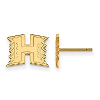 【中古】【輸入品・未使用】ハワイExtra Small ( 3?/ 8インチ)ポストイヤリング( 10?Kイエローゴールド)