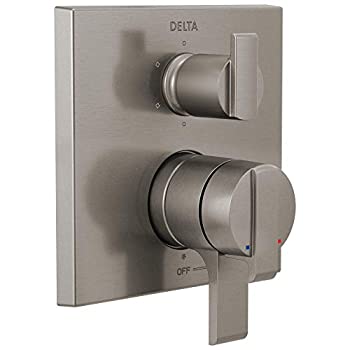 【中古】【輸入品・未使用】Delta Faucet T27967-SS ステンレス Ara アングルモダンモニター 17シリーズ バルブトリム 6段階設定統合切替弁付き｜スカイマーケットプラス