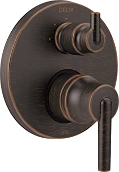 【中古】【インポート品・未当て嵌める】Delta T24859-RB Trinsic Valve Trim w/ 3-Setting Integrated Diverter Bronze