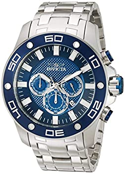 【中古】【インポート品・未当てはめる】Invicta Men\u0027s 26075 Pro Diver Quartz Chronograph Blue Dial Watch