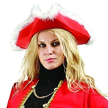 【中古】【輸入品・未使用】RG Costumes 65330 Red Felt Pirate Hat|スカイマーケットプラス