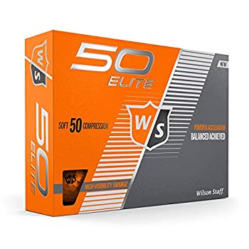 【中古】【インポート品・未当て嵌める】Wilson Staff Fifty Elite ゴルフどんぶり鉢 オレンジ色