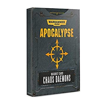 【中古】【輸入品・未使用】ウォーハンマー 40K: アポカリプス データシート - カオスデーモンズ|スカイマーケットプラス