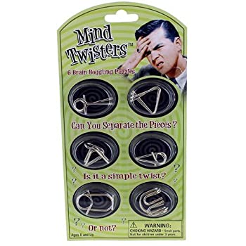 【中古】【輸入品・未使用】Mind Twisters 6pk%ダブルクォーテ%Colours & Styles May Vary%ダブルクォーテ%