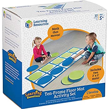 【中古】【輸入品・未使用】Ten Frame Floor Mat Activity Set|スカイマーケットプラス
