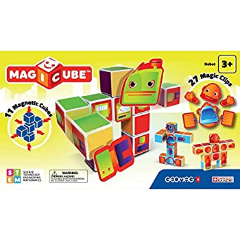 【中古】【インポート品・未当て嵌める】ゲオマグ(Geomag) マジキューブ 自動人形