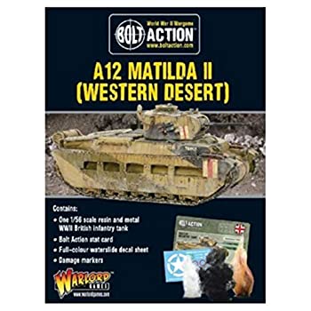 【中古】【輸入品・未使用】Warlord Games、ボルトアクション、A12 Matilda II （ウエスタンデザート）