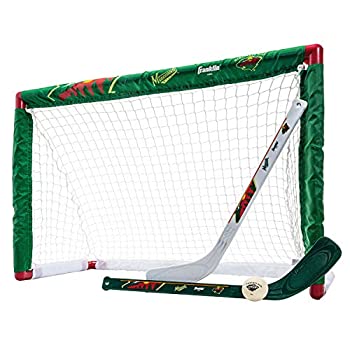 【中古】【輸入品・未使用】(Minnesota Wild) - Franklin Sports NHL Team Mini Hockey Set|スカイマーケットプラス