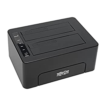 【中古】【輸入品・未使用】Tripp Lite USB 3.0 SuperSpeed to Dual SatA External Hard Drive Docking Station with Cloning for 2.5in/3.5in HDD